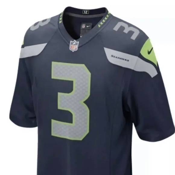 Nike On Field Russell Wilson Mens Size XL Seattle Seahawks #3 NFL Jersey - Picture 1 of 7